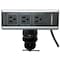 Electriduct Power Strip, Clamp Edge Mount, 3 Outlets 5 ft, 1Pc PDC-TT-CLAMP-3P - alternate 1